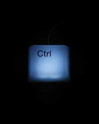 Lampada LED a forma di tasto Ctrl