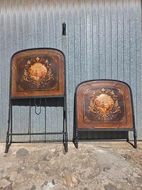 Letto antico in ferro battuto