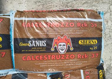 Sacchi calcestruzzo predosato Sberna RCK 37