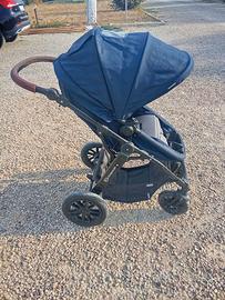 Passeggino 0/22 kg, ruote grandi, richiudibile