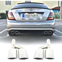 TERMINALI SCARICO MERCEDES CLASSE C W204 07-15 LOO