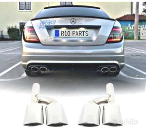 TERMINALI SCARICO MERCEDES CLASSE C W204 07-15 LOO