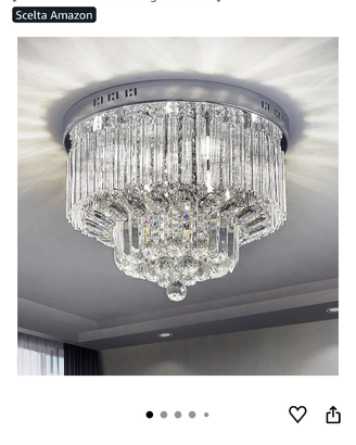 Lampadario  cristallo
