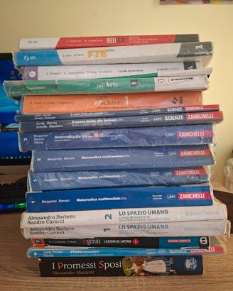 Libri Liceo Scientifico, dal 1 al 3 anno