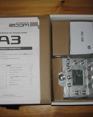 ZOOM A3 - MULTIEFFETTO PER ACUSTICA