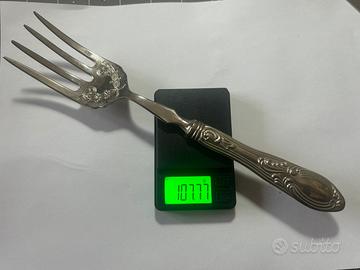 Forchettone argento 800
