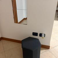 Pouf contenitore grigio ikea