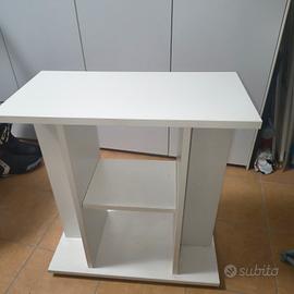 mobile bianco per acquario.misure 60x30 altezza 66