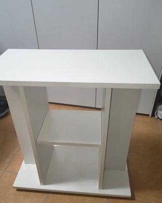 mobile bianco per acquario.misure 60x30 altezza 66