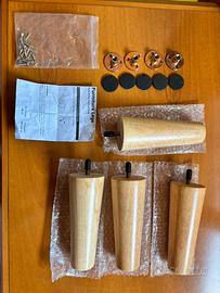 Set completo di gambe per mobili con istruzioni