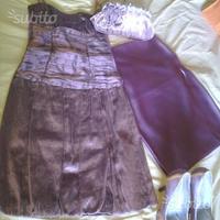 Vestitino tg 40/42 + scialle + scarpe + borsa
