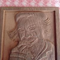 Quadro in basso rilievo in legno