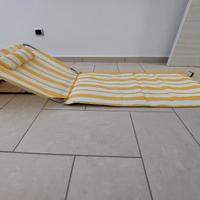 Coppia di Lettini/Stuoie con schienale