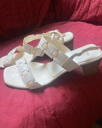 Sandali donna in pelle