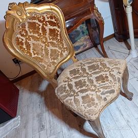 VECCHIA SEDIA STILE VINTAGE ANNI '50