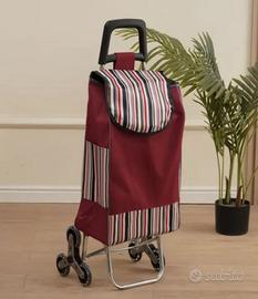 Carrellino spesa/studenti con ruote per le scale