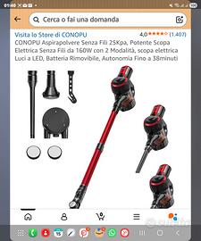 ASPIRAPOLVERE SENZA FILO 