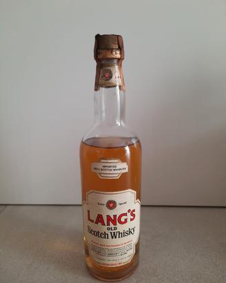 Lang's Old Scotch Whisky