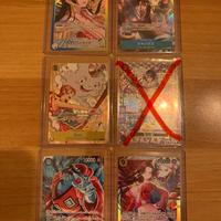 Carte one piece di vari set singole o in blocco.