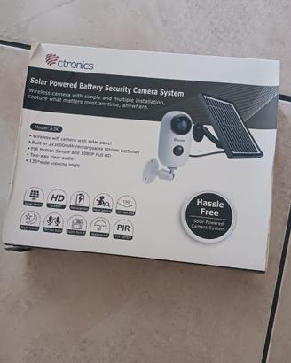 Solar Powered Battery Security Camera System
