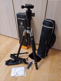 Treppiede fotografia K&F Concept KF-TM2534 e testa