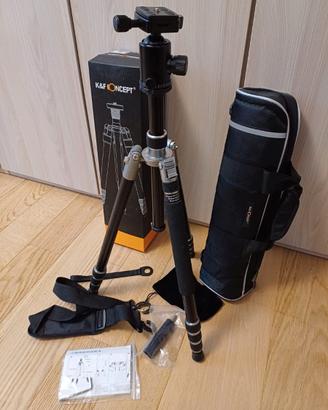 Treppiede fotografia K&F Concept KF-TM2534 e testa
