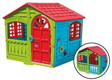 Casetta per Bambini da Giardino in Resina Plastica