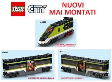 LEGO - Lotto Locom NO Pow+ 2 Vagoni da 60337 NUOVI