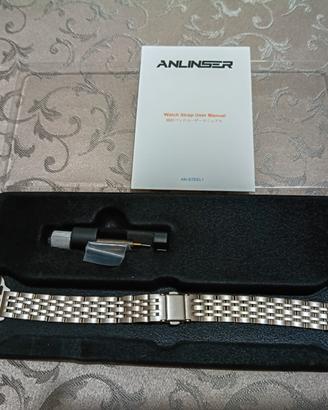 Anlinser 40/38mm Cinturino Metallo Compatibile con