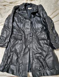 Giacca Vera Pelle Vintage Taglia 46 Made in Italy