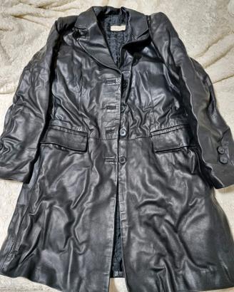 Giacca Vera Pelle Vintage Taglia 46 Made in Italy