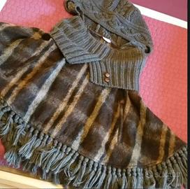 Mantella poncho MAX&Co. in alpaca, lana e mohair