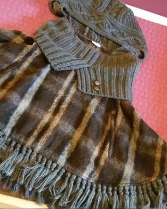 Mantella poncho MAX&Co. in alpaca, lana e mohair