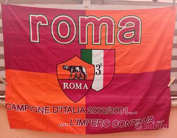 Bandiera As Roma scudetto 2000/2001