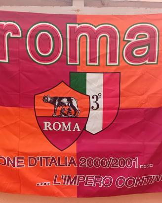 Bandiera As Roma scudetto 2000/2001