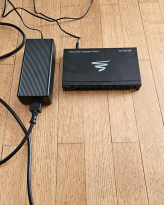 Switch PoE+ Gigabit Luxul SW-100-08P – 8 porte PoE