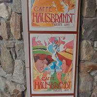 Pubblicità caffè hausbrandt poster