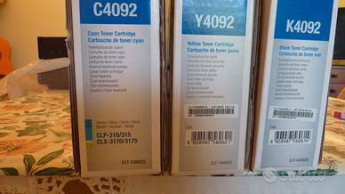 Tre cartucce toner Samsung serie 3175