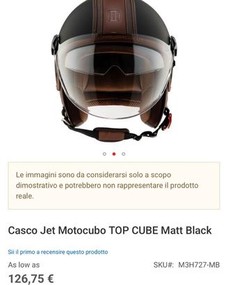 Casco Motocubo Matt Black L Como Nuovo