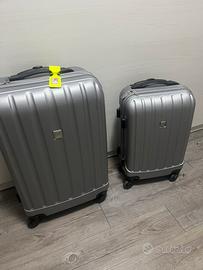 Set di 2 valigie Benetton grigie