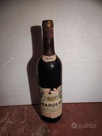 Barolo Burlotto 1967 bottiglia vintage