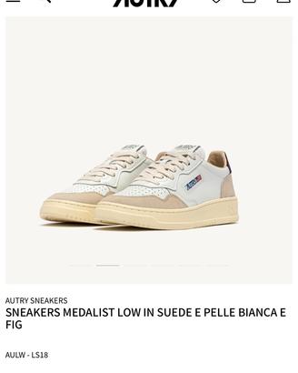 Autry scarpe unisex bianche nere 38