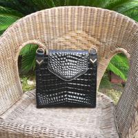 borsa in pelle di coccodrillo