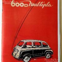 Manuale Uso e Manutenzione Fiat 600 D Multipla