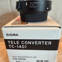 Sigma teleconverter TC 14-01 - 1,4X per Nikon