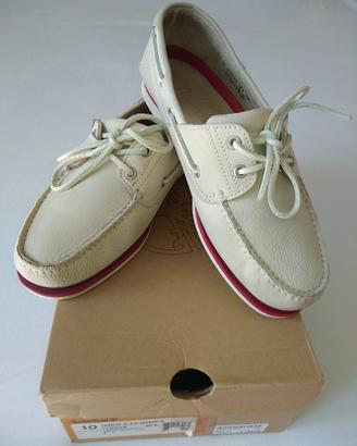 TIMBERLAND SCARPA Classic Boat BIANCO