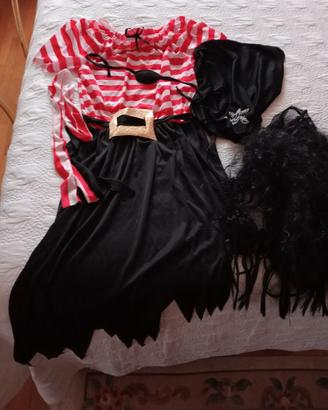 Vestito Carnevale pirata ragazza/donna