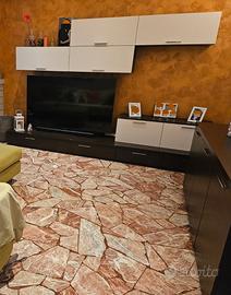 PARETE ATTREZZATA SOGGIORNO MODERNO + MADIA