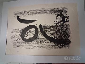 WALTER FUSI..litografia..STORICA !