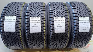 4 GOMME 225 45 17 CONTINENTAL INV RIF4545